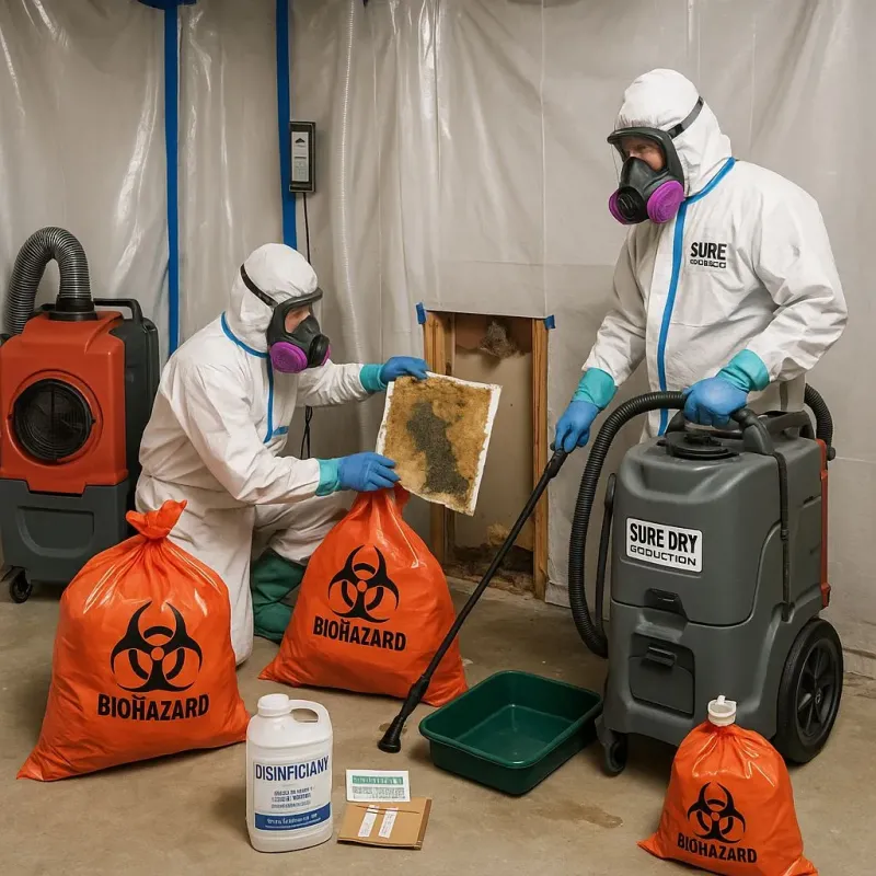 Contaminated Water Handling Protocols process in Campbell, OH